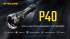 Nitecore P40 - Lampe torche tactique laser LEP  2000 Lumens