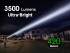 Lampe Torche Nextorch C61 3500 Lumens - Double Faisceau - Variation Continue - Rechargeable USB-C