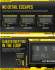 Chargeur D4 Nitecore + 4 batteries 3500 Nl1835HP Nitecore + câble allume cigare