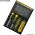 Chargeur D4 Nitecore + 4 batteries 3500 Nl1835HP Nitecore + câble allume cigare