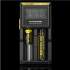 Chargeur D2 Nitecore Li-ion + 2 batteries 3400 + câble allume cigare