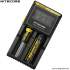 Chargeur D2 Nitecore Li-ion + 2 batteries 3400 + câble allume cigare