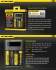 Chargeur Nitecore NEW i4 Nitecore + 2 ou 4 batteries 18650 3400 Nitecore + câble allume cigare