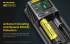 Chargeur Nitecore UM2 pour batteries li-ion, IMR, LiFePO4, Ni-MH, Ni-Cd