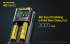 Chargeur Nitecore UM2 pour batteries li-ion, IMR, LiFePO4, Ni-MH, Ni-Cd