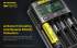 Chargeur Nitecore UM4  pour batteries li-ion, IMR, LiFePO4, Ni-MH, Ni-Cd