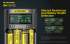 Chargeur Nitecore UM4  pour batteries li-ion, IMR, LiFePO4, Ni-MH, Ni-Cd