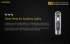Mini lampe de poche Nitecore TiKi LE 300 Lumens, rechargeable, pour porte-clés