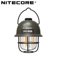 Lanterne rtro multifonction Nitecore LR40 Kaki  100 Lumens  Rechargeable USB-C