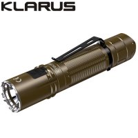Lampe Torche Klarus XT2CR PRO Desert Tan - 2100Lumens rechargeable en USB-C