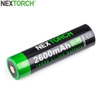 Batterie Nextorch 18650 - 2600mAh 3.6V protégée Li-ion USB-C