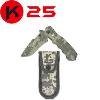 Couteau pliant tactique de poche K25 19220 ACU Camo