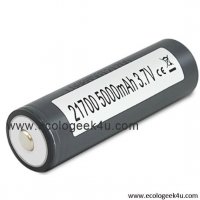 Batterie Panasonic NCR21700A 21700 5000 mAh 15A 3.7V  Li-ion - button top